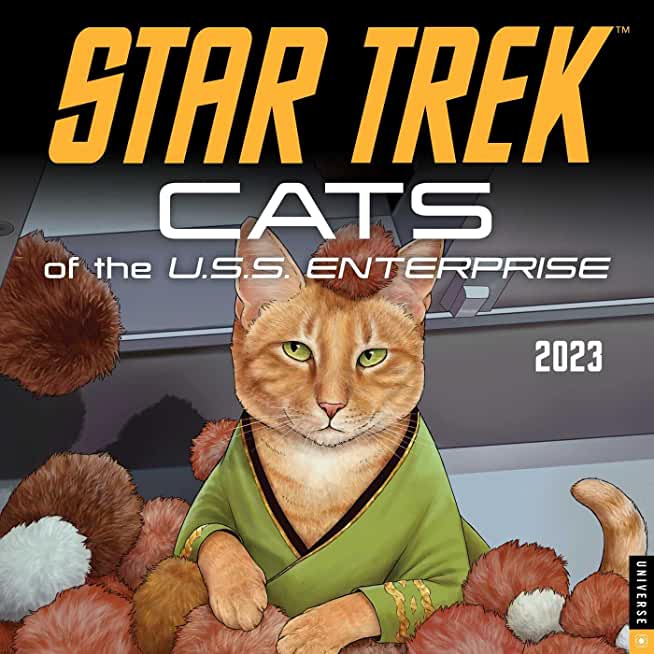 Star Trek: Cats of the U.S.S. Enterprise 2023 Wall Calendar