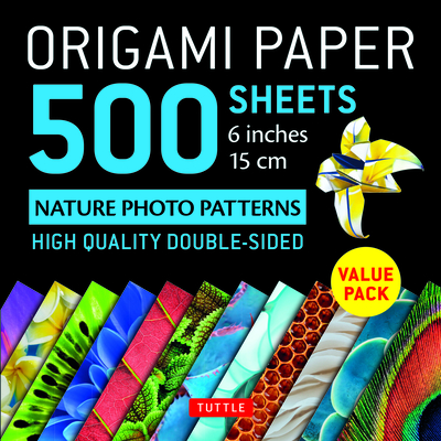 Origami Paper 500 Sheets Nature Photo Patterns 6