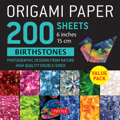 Origami Paper 200 Sheets Birthstones 6