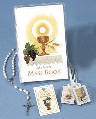 First Mass Book Vinyl Set: An Easy Way of Participating at Mass for Boys and Girls