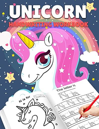 Letter Tracing Books for Kids Ages 3-5: Unicorn Handwriting Practice, Letter Tracing Book for Preschoolers, Handwriting Workbook for Pre K, Kindergart