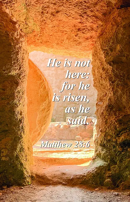 He Is Risen Bulletin (Pkg 100) Easter