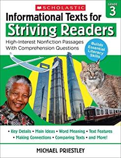 Informational Texts for Striving Readers: Grade 3: 30 High-Interest, Low-Readability Passages with Comprehension Questions