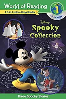 World of Reading Disney's Spooky Collection 3-In-1 Listen-Along Reader (Level 1 Reader): 3 Scary Stories with CD!