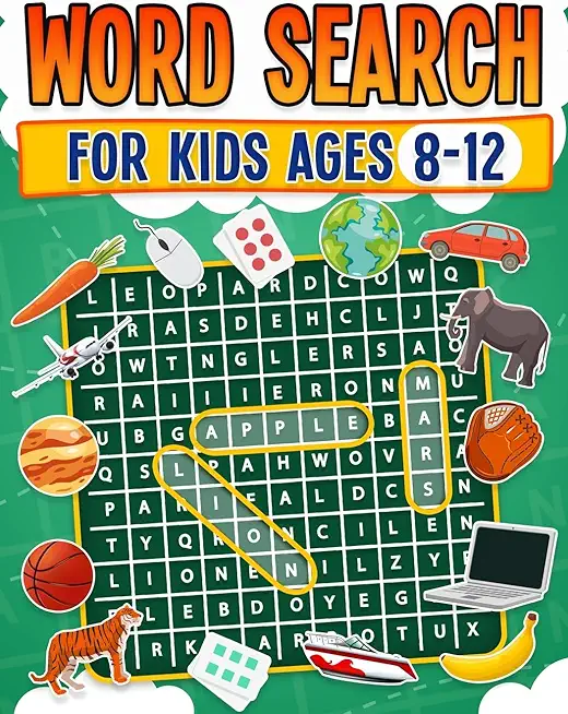 Word Search for Kids Ages 8-12 100 Fun Word Search Puzzles Kids Activity Book Large Print Paperback