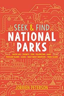 Seek & Find National Parks: Crater Lake, Yosemite, Zion, Yellowstone, Banff, Thousand Islands, Acadia, Great Smoky Mountains, Virgin Islands