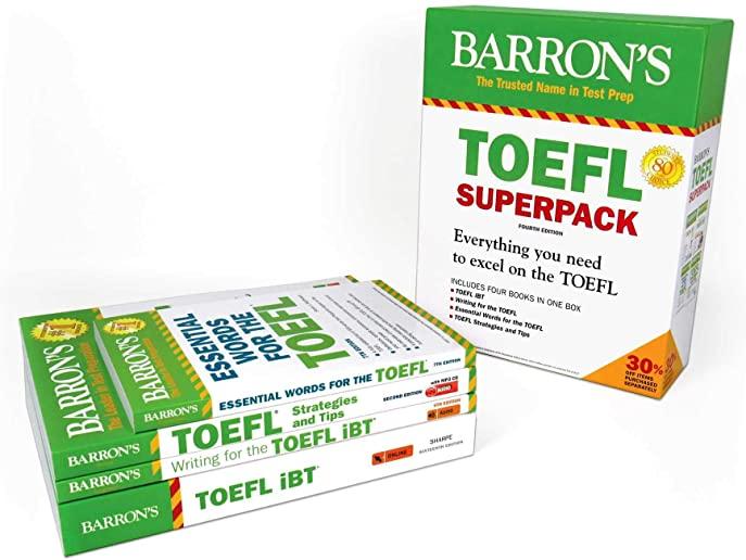 TOEFL IBT Superpack: 4 Books + Practice Tests + Audio Online