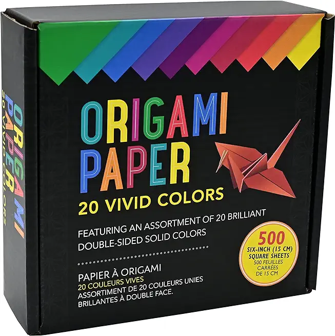 Origami Paper 20 Vivid Colors