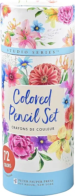 Studio Series Colored Pencil Tube Set (72-Colors)
