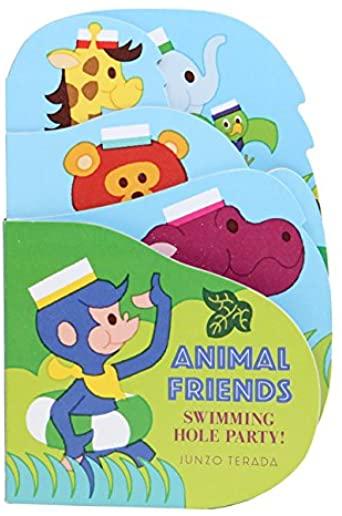 Animal Friends: Swimming Hole Party!: (animal Books for Toddlers, Jungle Animal Board Book)