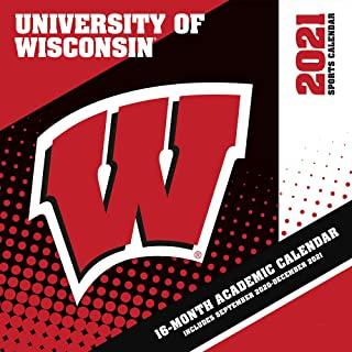 Wisconsin Badgers 2021 12x12 Team Wall Calendar