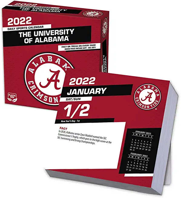 Alabama Crimson Tide 2022 Box Calendar