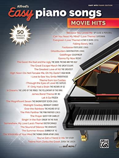 Alfred's Easy Piano Songs -- Movie Hits: 50 Songs and Themes