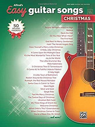 Alfred's Easy Guitar Songs -- Christmas: 50 Christmas Favorites
