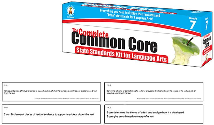 The Complete Common Core State Standards Kit for Language Arts, Grade 7