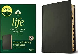 NLT Life Application Study Bible, Third Edition (Genuine Leather, Black, Indexed)