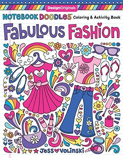 Notebook Doodles Fabulous Fashion: Coloring & Activity Book