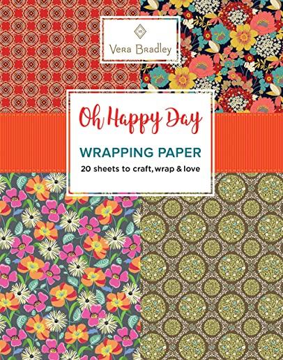 Vera Bradley Oh Happy Day Wrapping Paper