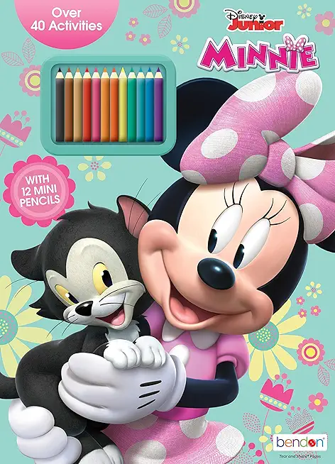 DJ Minnie Secrets and Sparkles Activity Book with Mini Pencils