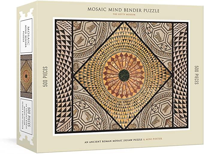 Mosaic Mind Bender 500-Piece Puzzle: An Ancient Roman Mosaic Jigsaw Puzzle & Mini-Poster