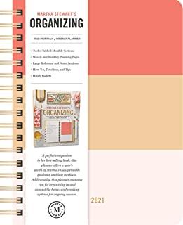 Martha Stewart's Organizing 2021 Monthly/Weekly Planner Calendar