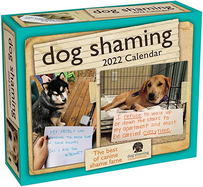 Dog Shaming 2022 Day-To-Day Calendar