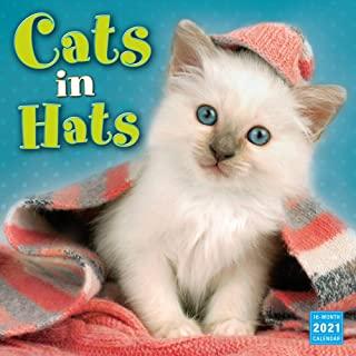 2021 Cats in Hats 16-Month Wall Calendar