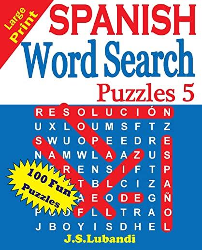 Large Print Spanish Word Search Puzzles 5