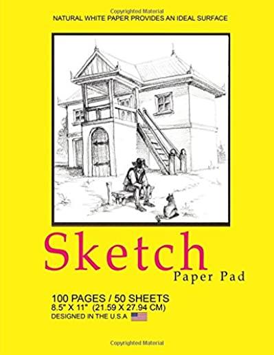 Sketch Paper Pad: Classic Sketch Pad Notepad, 8.5