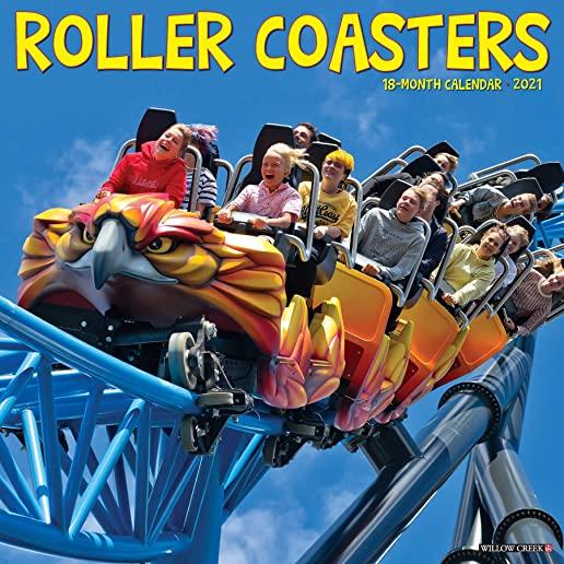 Roller Coasters 2021 Wall Calendar