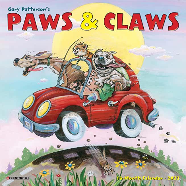 Paws & Claws by Gary Patterson 2023 Mini Wall Calendar