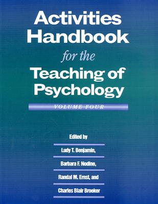 Activities Handbook for the Teaching of Psychology
