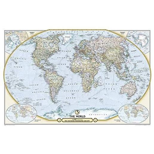 National Geographic: Special Edition World Wall Map - Laminated (46 X 30.5 Inches)