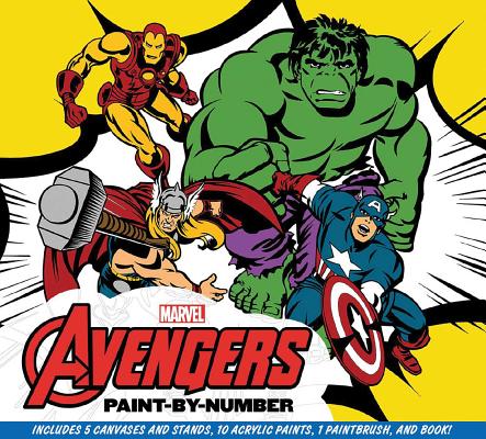 Marvel: The Avengers Paint-By-Number: Re-Create Five Classic Scenes from the Marvel Universe