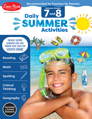 Daily Summer Activities: Moving from 7th Grade to 8th Grade, Grades 7-8