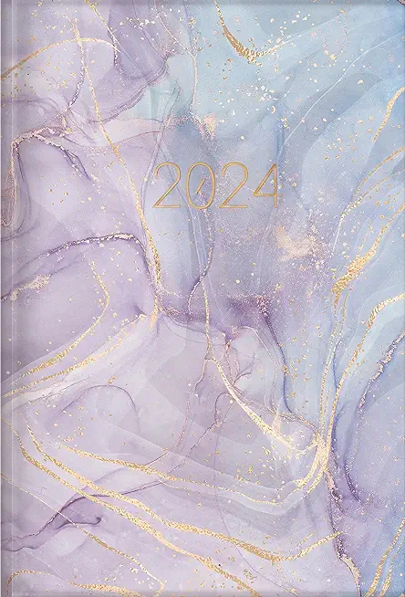 The Treasure of Wisdom - 2024 Daily Agenda - Purple Marble: A Daily Calendar, Schedule, and Appointment Book with an Inspirational Quotation or Bible