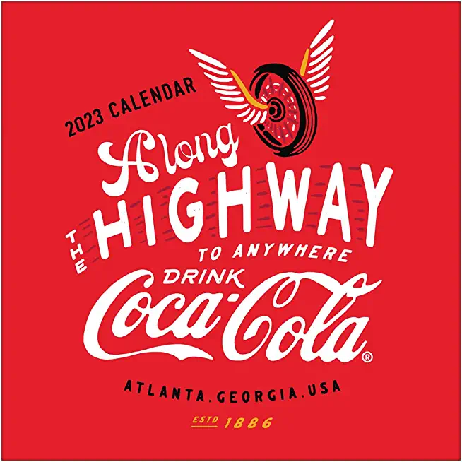 Cal 2023- Coca Cola: Highway 66 Wall Calendar