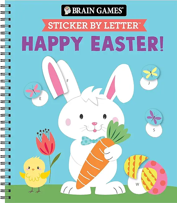 Brain Games - Sticker by Letter: Happy Easter!