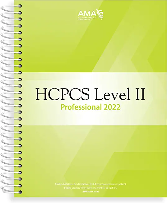 HCPCS 2022 Level II Professional Edition