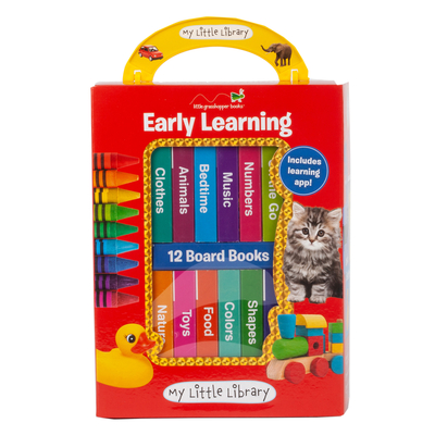 My Little Library: Early Learning - First Words (12 Board Books & Downloadable App!)