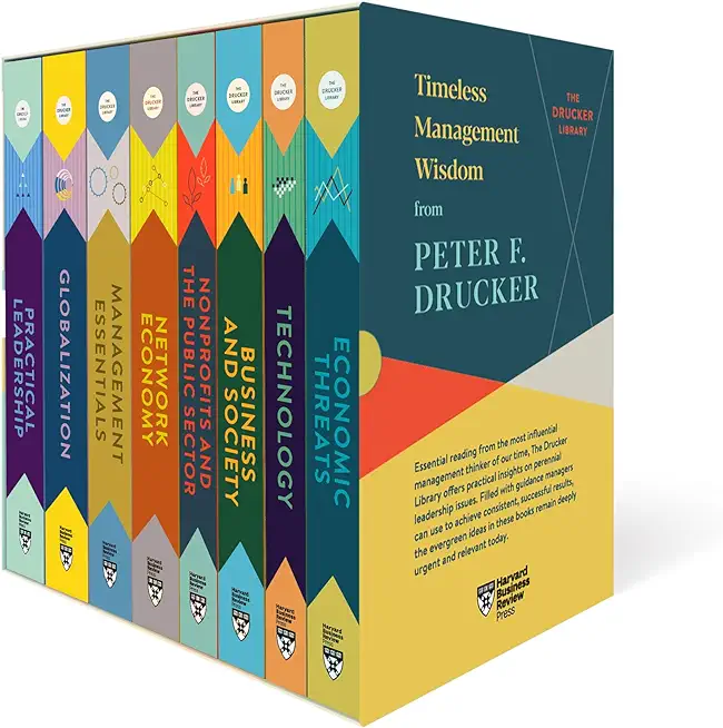 Peter F. Drucker Boxed Set (8 Books) (the Drucker Library)