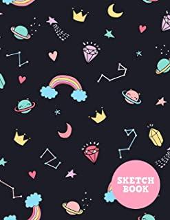 Sketch Book: Note Pad for Drawing, Writing, Painting, Sketching or Doodling - Art Supplies for Kids, Boys, Girls, Teens Who Wants t