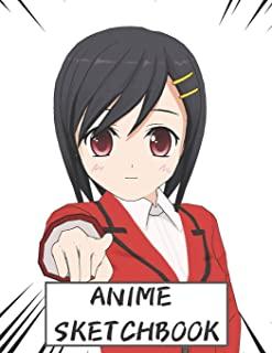 Anime Sketchbook: Just a girl who loves anime-Comic Manga Anime- Anime Drawing Book -Artist Gift -anime gifts -manga paper -anime artboo