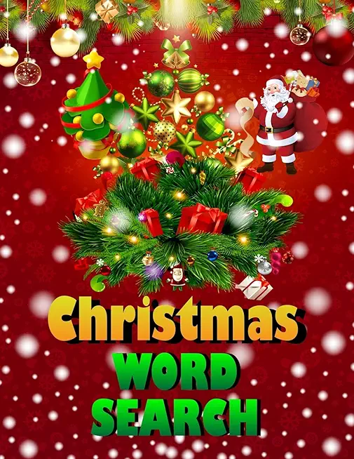 Christmas word search.: Easy Large Print Puzzle Book for Adults, Kids & Everyone for the 25 Days of Christmas.
