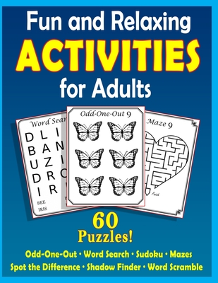 Fun and Relaxing Activities for Adults: Puzzles for People with Dementia [Large-Print]