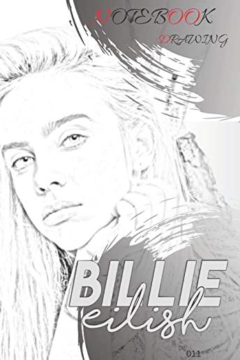 Billie Eilish Notebook Drawing 011: Project Planner (110 Pages, Blank, 6 x 9)