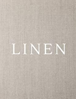 Linen: A Decorative Book │ Perfect for Stacking on Coffee Tables & Bookshelves │ Customized Interior Design & Hom