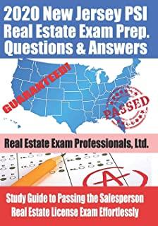 2020 New Jersey PSI Real Estate Exam Prep Questions and Answers: Study Guide to Passing the Salesperson Real Estate License Exam Effortlessly