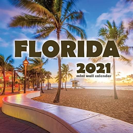 Florida 2021 Mini Wall Calendar