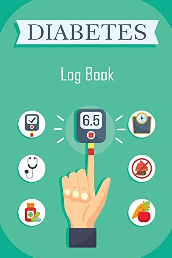 Diabetes Log Book: Blood Glucose Log Book, Daily Record Book For Tracking Glucose Blood Sugar Level, Diabetic Health Journal, Medical Dia
